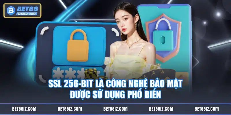 SSL 256-bit là công nghệ bảo mật được sử dụng phổ biến